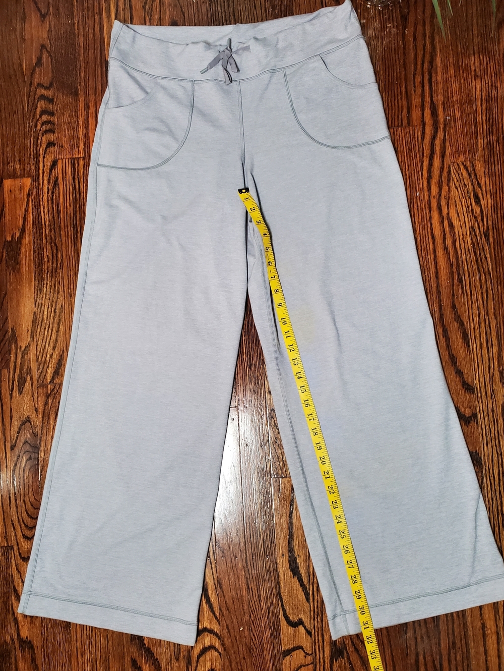 Lululemon Women's Still Pants (Regular) Full-On Luon Heathered Medium Gray Sz 12 - Picture 12 of 16